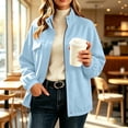 thumbnail image 2 of Tqcoqu Stand Collar Zip Up Jacket for Women, Long Sleeve Loose Casual Sweatshirt Cardigan with Patch Pocket, 2026 Fall Trendy Outfit, 2 of 9