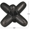 thumbnail image 3 of 10" x 8" Black Aluminum Jack Abstract Sculpture, by DecMode, 3 of 7