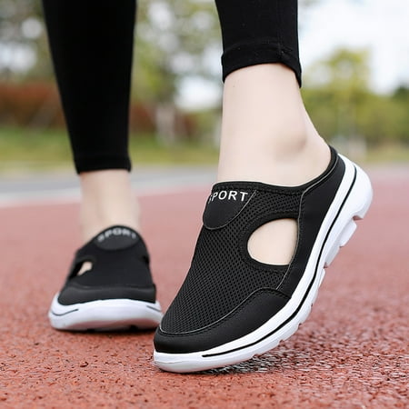 

GUOBIOZIY Slippers Casual Clog Shoes Comfort Slip-On Walking Mules with Indoor Outdoor Anti-Skid Sole for Men and Women（Black 10.5）