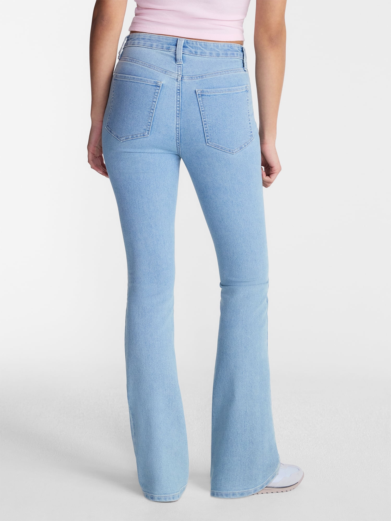 No Boundaries Stretch Denim Bootcut Jeans, 32" Inseam, Women's and Plus Sizes 00-28W
