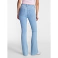 thumbnail image 3 of No Boundaries Stretch Denim Bootcut Jeans, 32" Inseam, Women's and Plus Sizes 00-28W, 3 of 5