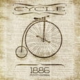 thumbnail image 3 of SD Graphics Studio 15x15 Black Modern Framed Museum Art Print Titled - CYCLE 1886, 3 of 5