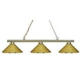 thumbnail image 1 of Z-Lite Sharp Shooter 3 Light Billiard Light in Polished Brass, 1 of 1