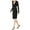 Black - black, variant on I.N.C Womens Wrap Sweater Dress, Black, Medium