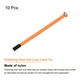 thumbnail image 3 of Uxcell Fastening Hook and Loop Cable Tie 24 Inch x 1 Inch Reusable with Buckle Orange 10Pcs, 3 of 5