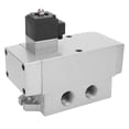 thumbnail image 2 of Electroválvula de 2 posiciones y 5 vías, control eléctrico individual, G1 pulg., K25DH‑25DC12V, 2 of 14