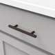 thumbnail image 3 of Hickory Hardware Bar Pulls Collection Pull 3-3/4 pulgadas (96 mm) de centro a centro, acabado en bronce vintage, 3 of 5