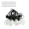 thumbnail image 2 of Youkk Windproof Solar String Light Bulb Courtyard Living Room Strip Lightbulb New Year Thanksgiving Lighting Decoration Blue 5m, 2 of 6