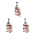 thumbnail image 3 of mmirethe Durable Electric Guitar Bass Replacement Parts Enhanced Potentiometer Audio Pot A500K 3Set, 3 of 6