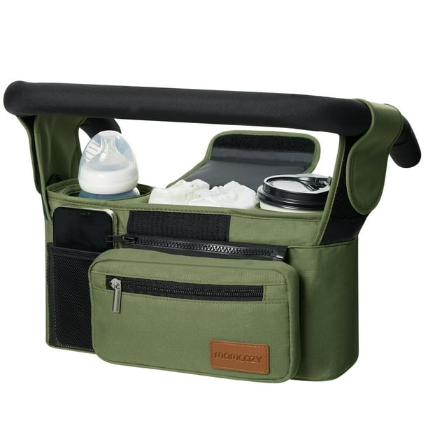Organizador universal para cochecitos Momcozy con portavasos aislante