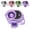 Purple, variant on 2026 Car Clip-on Air Conditioner Fan, Hands-Free Personal Cooling Fan with LED Display, 360° Rotation Portable Mini Fan with 199 Speeds & Cooling Tech