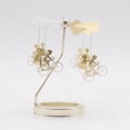 thumbnail image 4 of Candelabro giratorio con luz de paseo y fragancia de vidrio en relieve, regalo creativo, accesorios, molino de viento, 4 of 4