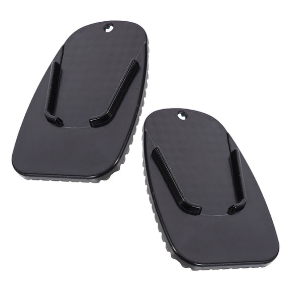Zehuanyu 2pcs Motorcycle Side Plate Kickstand Pad Motorbike Support Plate Motorcycle Side Extension Pad Motorcycle Side Cushion Motorcycle Kickstand Pad
