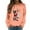 Rose Gold, variant on Fiaer Christmas Sweatshirts for Women Santa Reindeer Snowman Crew Neck Tops Long Sleeve Funny Graphic Tops Dark Green S