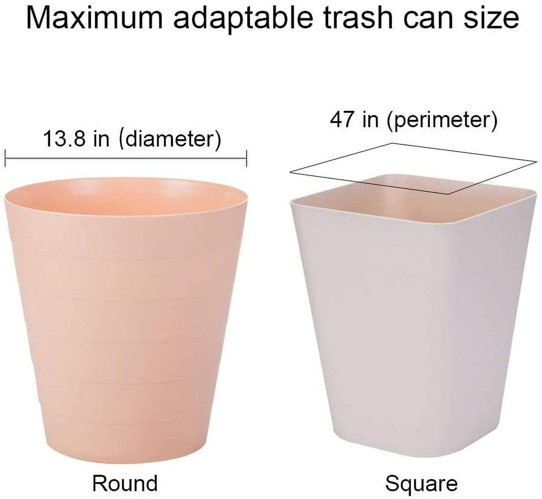 8 Gallon Drawstring Trash Bags-0.79 Mil Ultra Strong Medium Trash Can Liners for Kitchen/Office, Unscented White Garbage Bags, 60 Count