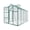Green#3, variant on 3 Tier Lean-To Portable Greenhouse with Wire Shelves, Steel Frame, 79x39x83 Inches, PE Weatherproof Cover, Green