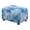 Blue Marble, variant on Xoenoiee Rose Dot Print Ottoman Cover Rectangle Ottoman Slipcover Washable Footstool Cover Pouf Slipcover Soft Fabric Slipcover 1 Piece Form Fit Stretch Furniture Protector, Large