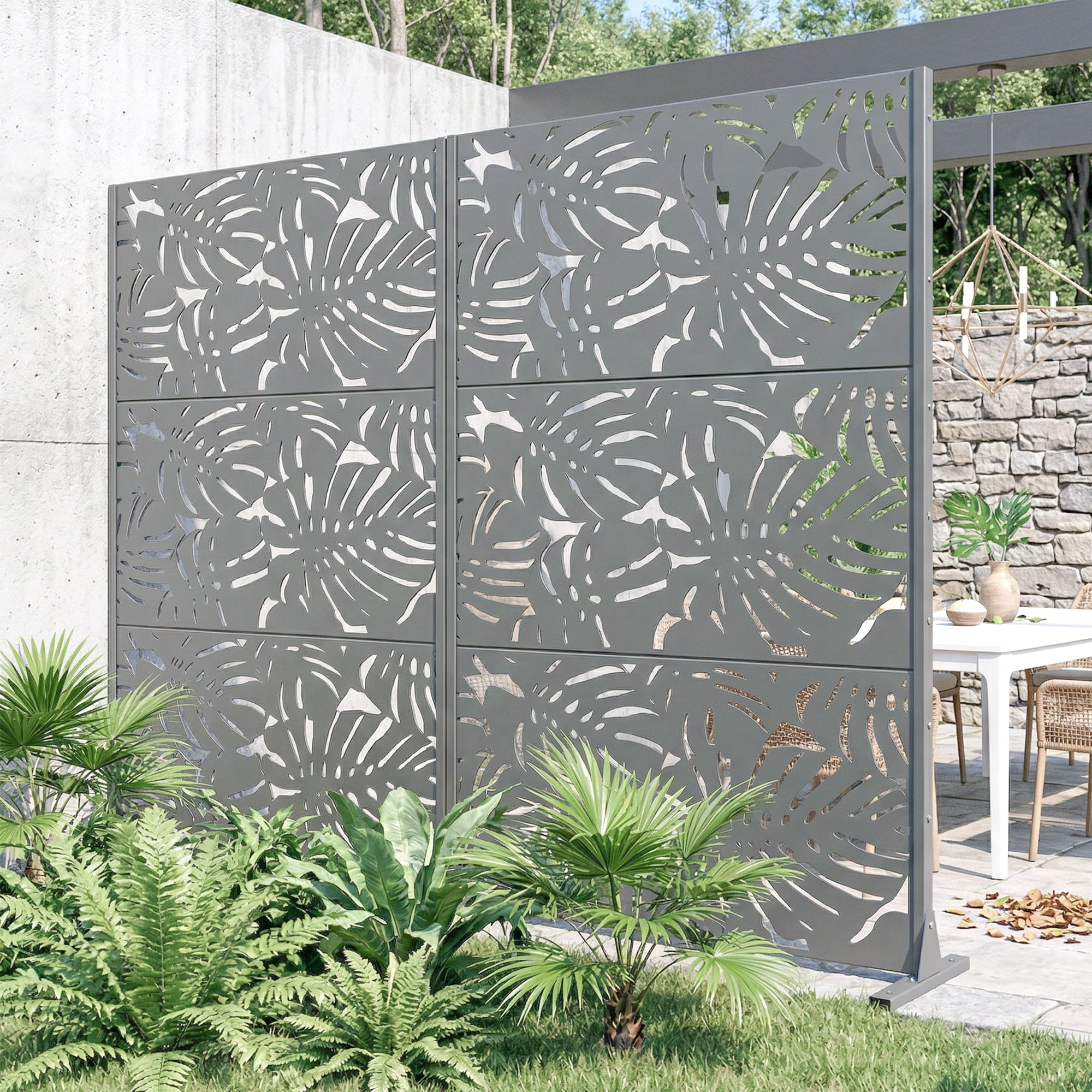 Privacy Metal Screen Fence Panel