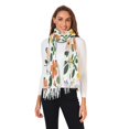 thumbnail image 2 of FORMRS Womens Scarf Winter Soft Long Big Warm Shawls Wrap Tassel Scarves, Retro Colorful Flowers, 2 of 9