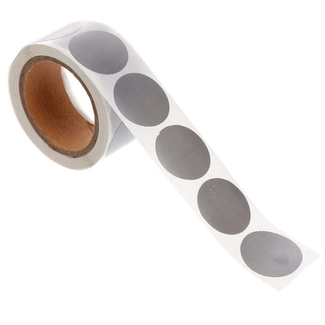 1 Roll 300pcs Scrape DIY Adhesive Sticker Round Label Paper Gift Decals Silver Bag Stickers Party Favor