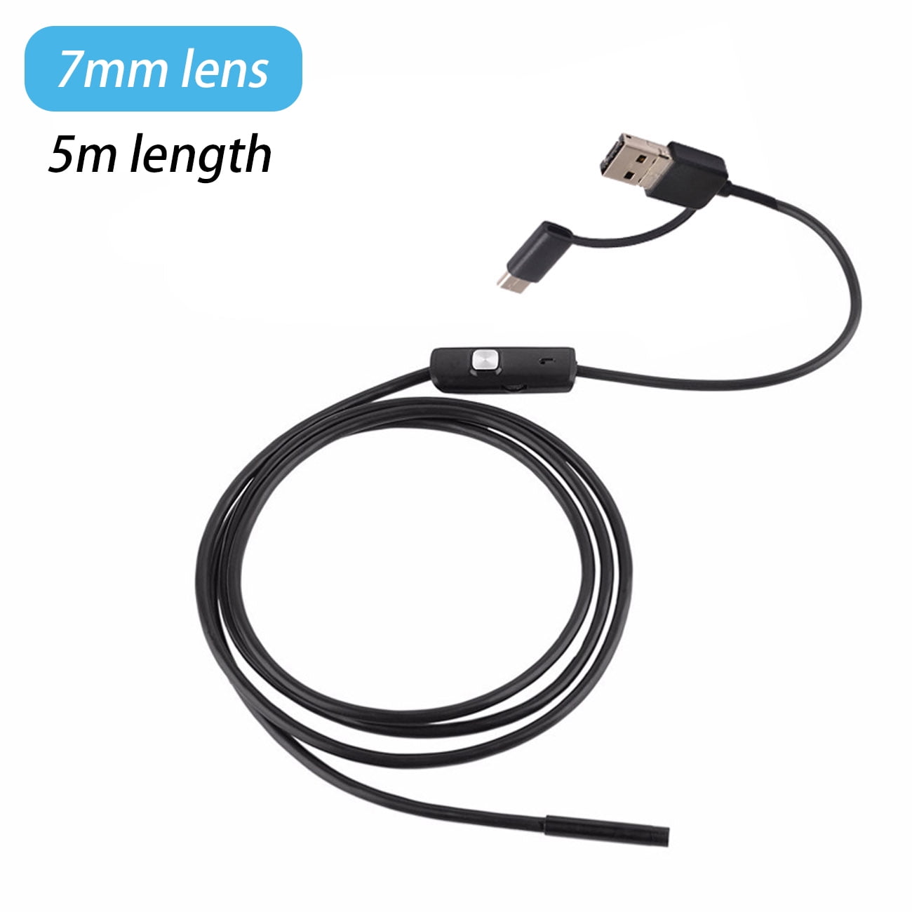 Tablets for Phones USB 3 in 1 Borescope IP67 Waterproof HD Inspection Camera with 6 LED Light Adopt Android Type-c USB Computers and Laptops Tablets for Phones USB 3 in 1 Borescope IP67 Waterproof HD Inspection Camera with 6 LED Light Adopt Android Type-c USB Computers and Laptops