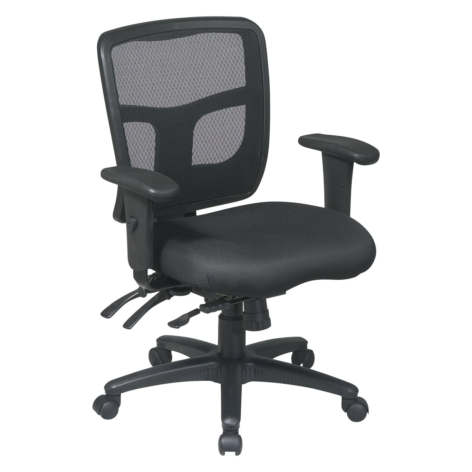 Photo 1 of **PARTS ONLY**Hydraulic piston is missing*** Office Star Pro-Line II Deluxe Adjustable Air Grid Back Ergonomic Office Chair