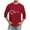 Red2, variant on fatyb Men's 3/4 Sleeve Tops Summer Pullover Graphic Tee Tops Casual Crew Neck Mens Print Blouses M-5XL