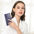 thumbnail image 3 of DOMAVER Samsung Galaxy S24 Ultra Case 6.8 Inch, MagSafe Compatible Matte Translucent Cover, Slim Shockproof Protective - Purple, 3 of 8