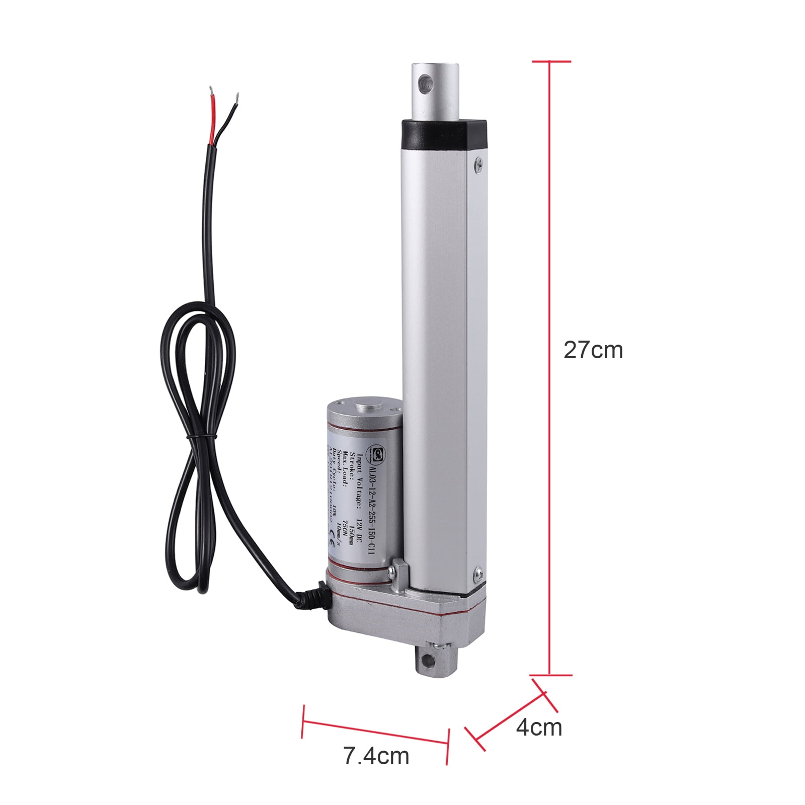 Esynic Dc 12v 750n Linear Actuator Motor For Auto Car Rv Electric