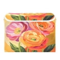thumbnail image 7 of Yayeee Collapsible Cube Storage Bin with Lid Fabric Closet Decorative Basket with Handles, Pink Abstract Floral, 7 of 7