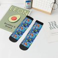 thumbnail image 7 of Pofeuu Hawaiian Style Print 30cm Socks, Adult Running Hiking Socks for Youth and Adult, 7 of 7