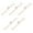White, variant on Sewing Closure Buttons Bead Frogs Fasteners Buckles for Han Suit Dance National Dress Chinese Cheongsam Button 5pcs