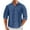 Blue, variant on Dagugfen Mens Shirts Work Shirts Long Sleeve Button down Loose Lightweight Business Casual Office Tops Pocket