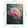 thumbnail image 2 of Paint by Numbers Kit for Adults, Pink Peony Blooming In Garden Paint by Numbers, Easy Paint by Numbers Kit for Adults Beginner, DIY Adult Paint by Number Kits on Canvas, 12x16in Home Decor, 2 of 7