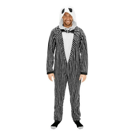 The Nightmare Before Christmas Jack Adult Union Suit with Hood