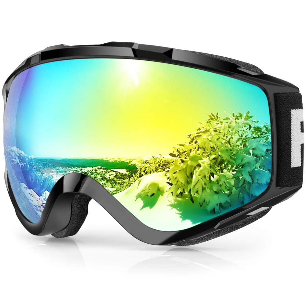Women & Youth 100% UV Protection OTG Snow Goggles for Men Findway Ski Goggles 
