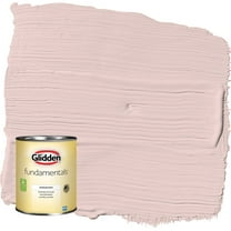 Glidden Fundamentals Whirligig / Pink Eggshell Interior Paint, 1 Quart