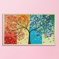 thumbnail image 1 of Cuadros Decorativos Kits de costura de bricolaje de punto de cruz estampado de 14 quilates (F372 4 Seasons Fortune Tree) Ndcxsfigh  Nuevos Originales, 1 of 1