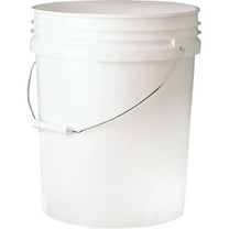 LEAKTITE 5GLSKD 5-Gallon lon White Plastic Pail