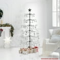thumbnail image 2 of Ornament Display Christmas Tree with Stand - Wrought Iron Ornament Holder, 6' Black, 2 of 7