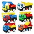 thumbnail image 2 of 6-In-1 Magnetic Transforming Robot Car Toys – Engineering Construction Trucks To Robots Set For Boys, Stem Building Pullback Vehicles Gift, 2 of 8