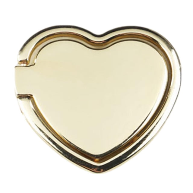 Wartleves Soporte para teléfono con forma de corazón de 180 grados, adhesivo para el auricular, soporte para anillos para los dedos, ¡caliente!