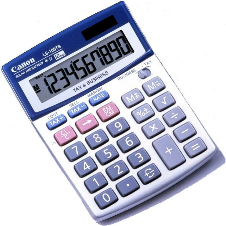 Canon HS-1200TS 12-Digit Angled Display Calculator, Gray