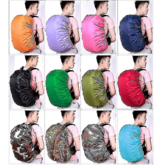 1 Pcs 35l 45l 70l Waterproof Dust Rain Cover Portable Backpack Travel Camping Rucksack Bag Rainproof Backpack Cover