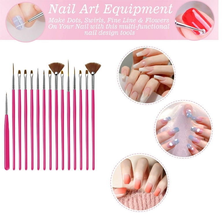 Nail Art Brushes, for nail art and facial detailed painting 