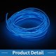 thumbnail image 4 of Cuerda de luz LED EL de 3 metros Unique Bargains, tira de luz brillante para decoración de coches, encendedor de cigarrillos (12v) azul, 4 of 7