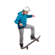 thumbnail image 5 of Set Infantil de Patineta Negra + Casco– Protección y Estilo para Niños, 5 of 5