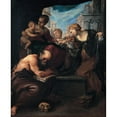 thumbnail image 3 of Pietro Faccini 12x14 Black Modern Framed Museum Art Print Titled - Mystic Marriage of Saint Catherine (C.1597), 3 of 5