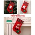 thumbnail image 2 of Naiovety Lints Calcetín de Navidad Colgante portátil Reemplazo temático de Navidad Decorativo Bolsa de regalo de gran capacidad Decoración con cordón Kits de decoración para fiestas Animal Naiovety HA069734-03, 2 of 6