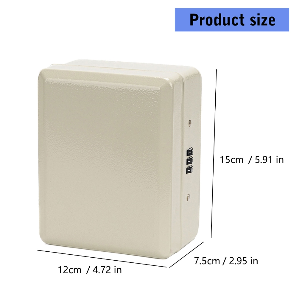 Key Box Modern Design Anti Theft Security Box For Vacation Rental Office Keys